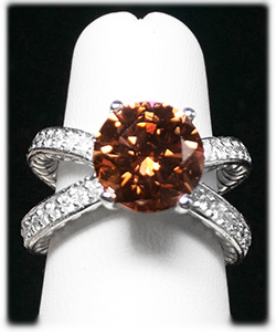 Fancy Color Orange Brown Diamond